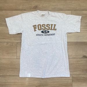 Vintage 90s Fossil Athletic Dept. Shirt Adult Size L Made In USA Single Stitch